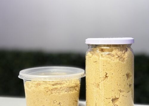 1 pote de vidro + refil 500g Alho em Pasta 