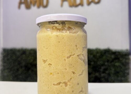 500grs Alho em Pasta no Pote de Vidro