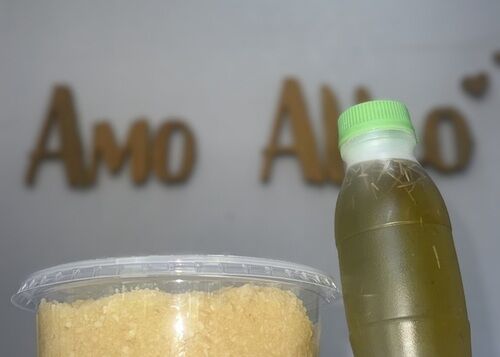  1KG ALHO TRITURADO + 1 AZEITE TEMPERADO REFIL