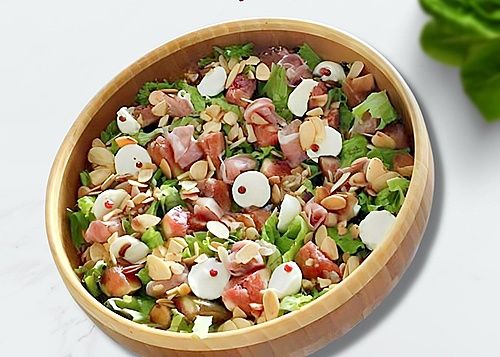 Salada Presunto cru e figo